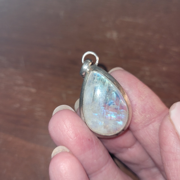 SOLD🚫🚫Moonstone Teardrop Pendant🚫🚫 - Picture 3 of 5